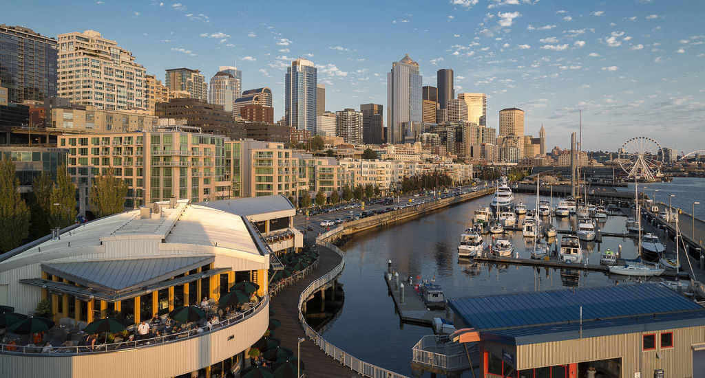 Hotel Seattle Marriott Waterfront Exterior foto